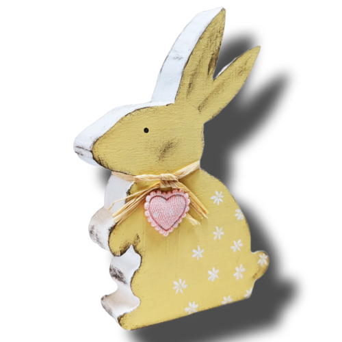 Lapin de pâques jaune